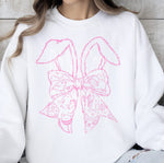 Rabbit Ears with Bow Single Color Screen V5