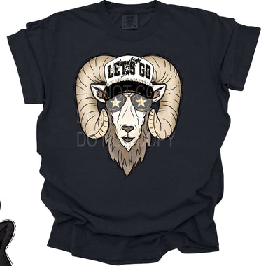 Rams Trucker Mascot DTF Transfer (E)
