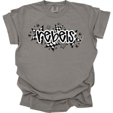 Rebels Check Star Mascot DTF Transfer (E)