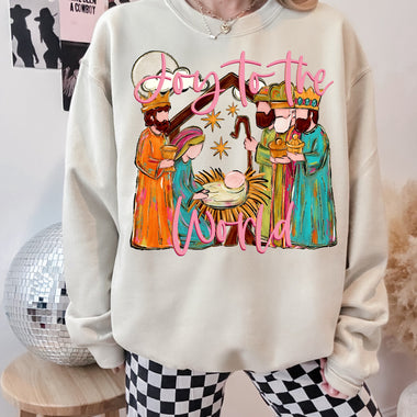 Joy to the World Wisemen Wholesale Sweatshirt