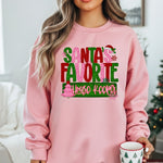 Santa’s Favorite House Keeper  DTF Transfer (S&G)