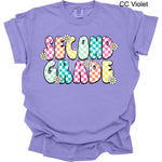 Second Grade Daisy Check DTF Transfer (E)
