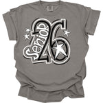 Senior 26 Black and White DTF Transfer (SWD)