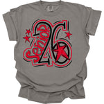 Senior 26 Black and Red DTF Transfer (SWD)