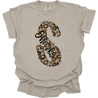 Sharks Leopard Initial DTF Transfer (KI)