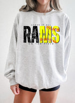 Leave It All On The Field RAMS Softball BLACK DTF Transfer