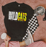 Leave It All On The Field WILDCATS Softball WHITE DTF Transfer