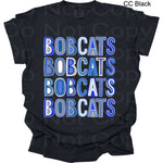 Colorful Stack Bobcats Blues DTF Transfer (DPD)