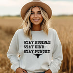 Stay Humble Single Color Screen T24