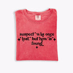 Suspect was Once Lost but Now is Found DTF Transfer