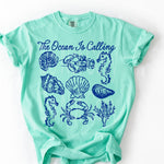 the Ocean is Calling Single Color Screen V42