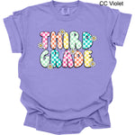 Third Grade Daisy Check DTF Transfer (E)