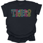 Tigers Multi Color Checks DTF Transfer