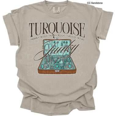 Turquoise Junky DTF Transfer (KD)