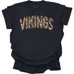 Vikings Leopard Print Mascot DTF Transfer (E)k,