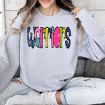 Bold Colorful Warriors DTF Transfer