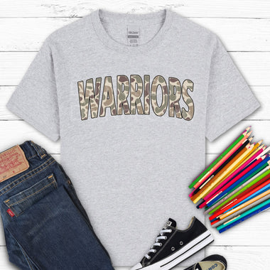 Camo Warrior DTF Transfer (E)