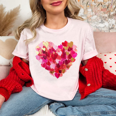 Watercolor Heart DTF Transfer