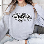 Wildcats Checkered Star Mascot DTF Transfer (E)