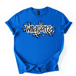 Wildcats Checkered Star Mascot DTF Transfer (E)