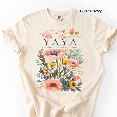 Yaya Poppy Flowers DTF Transfer