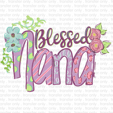 Blessed Nana Sublimation Transfer