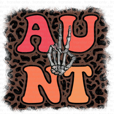 Aunt Rock Hands Sublimation Transfer
