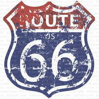 Route 66 Sublimation Transfer