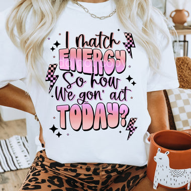 I Match Energy Screen Print High Heat Transfer S23