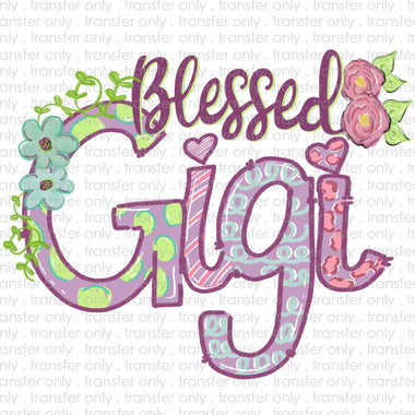 Blessed GiGi Sublimation Transfer