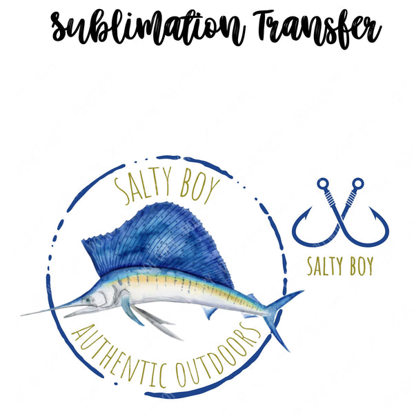 Salty Boy Sublimation Transfer