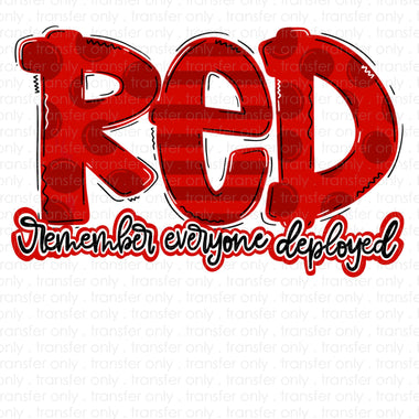 RED remember everyone deployed Sublimation Transfer