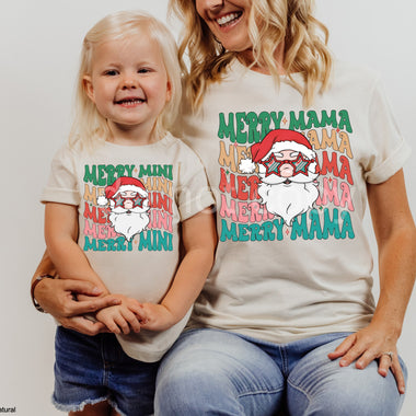 Merry Mama Merry Mini Screen Print High Heat Transfer