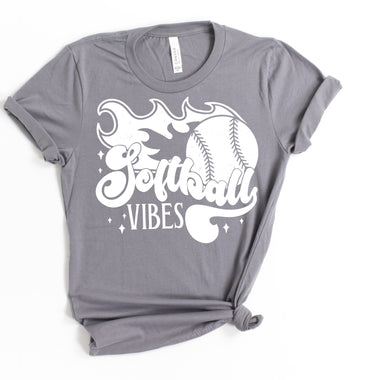 Softball Vibes Screen Print Transfer S39