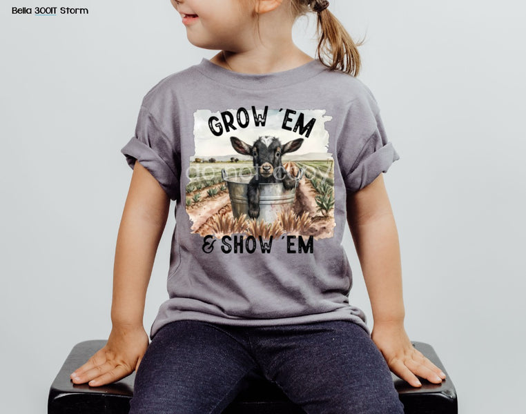 Grow Em Right Goat Screen Print High Heat Transfer – Wills Creek Designs