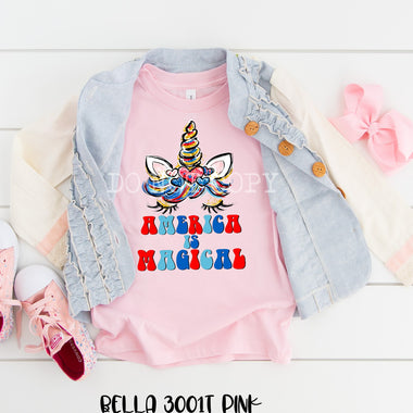 America is Magical Toddler Screen Print Transfer V28