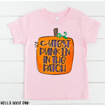 "No restocks" Cutest Punkin in the Patch Screen Print Transfer W9