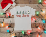 “No restocks” Merry Christmas Trees Screen Print High Heat Transfer U17