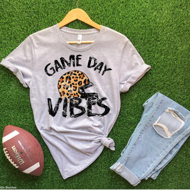 Game Day Vibes Helmet Screen Print High Heat Transfer V145
