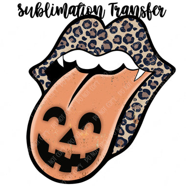 Pumpkin Tongue Sublimation Transfer