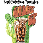 Giddy Up Sublimation Transfer