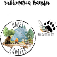 Happy Camper Boy Sublimation Transfer