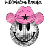 Disco Cowgirl Sublimation Transfer