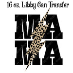 Mama Bolt *Double Sided* 16 oz. Libby Beer Can Sublimation Transfer Wrap