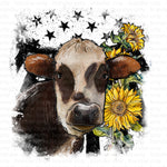Cow Flower Flag Sublimation Transfer