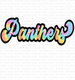 Panthers Tie Dye Sublimation Transfer