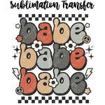 Babe Retro Sublimation Transfer
