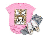 Leopard Bunny Screen Print High Heat Transfer I14