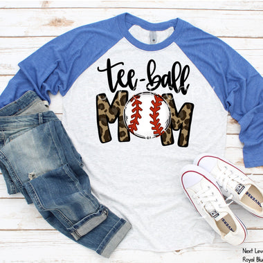 Tee Ball Mom Screen Print High Heat Transfer B59