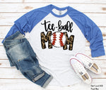 Tee Ball Mom Screen Print High Heat Transfer B59